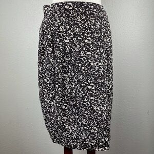 Linda Allard for Ellen Tracy Silk Midi Skirt EUC